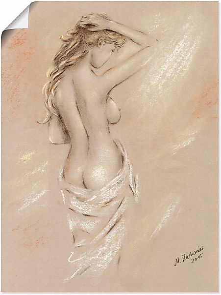 Artland Wandbild "Reizvolle Rundungen - weiblicher Akt" Frau 1 Stk. tlg. al günstig online kaufen