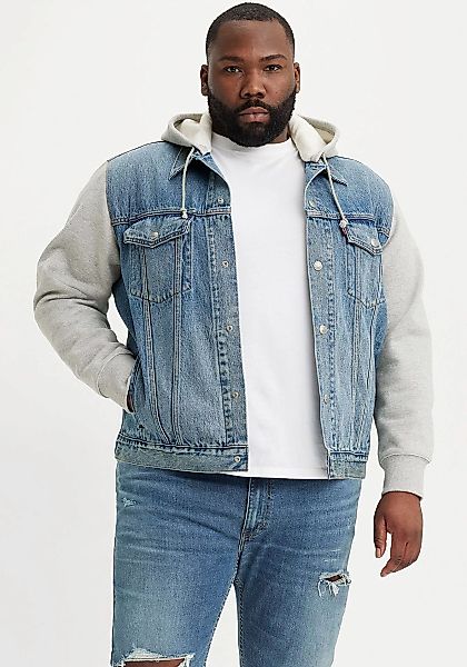 Levis Plus Hybridjacke, mit Kapuze, mit Sweat Kapuze und Ärmeln günstig online kaufen