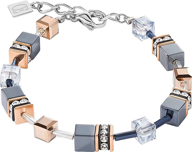 COEUR DE LION Armband Schmuck Edelstahl GeoCUBE® Armkette Würfelkette, Made günstig online kaufen