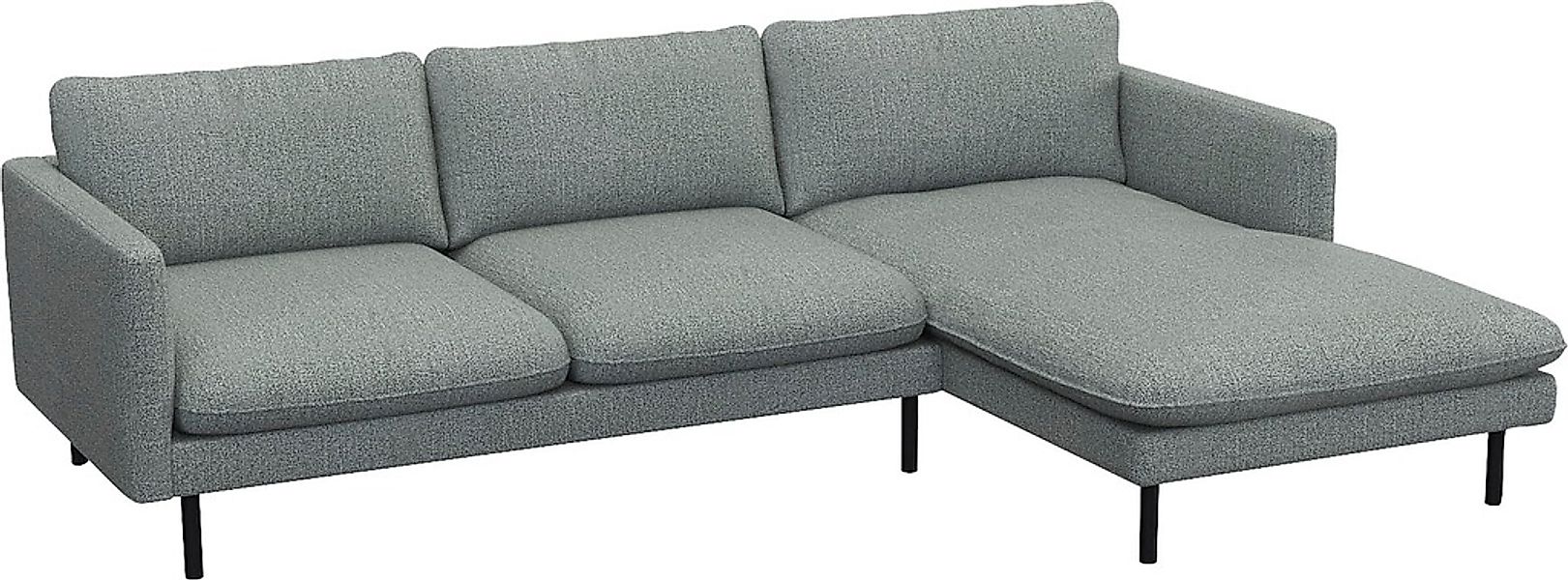 FLEXLUX Ecksofa "Bolzano, elegant und bequem, L-Form" Sitzaufbau mit Kaltsc günstig online kaufen