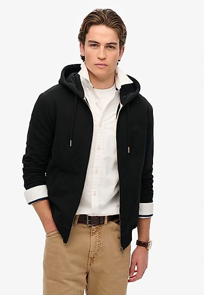 Superdry Kapuzensweatjacke ESSENTIAL LOGO ZIP HOODIE HB Baumwollmischung, s günstig online kaufen