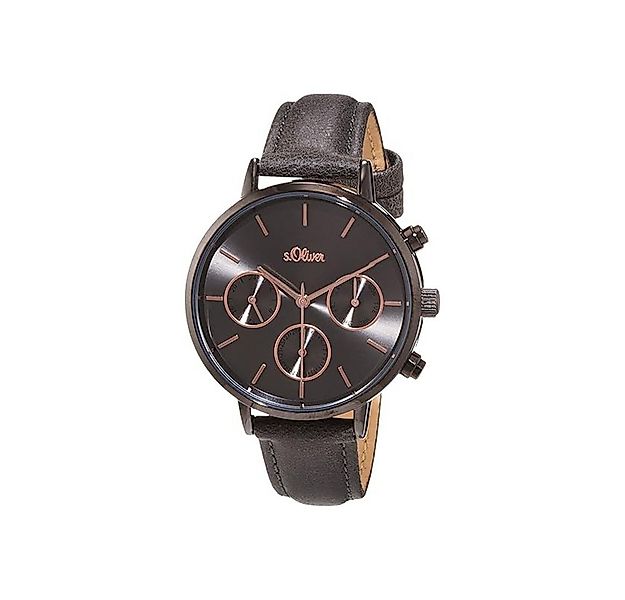 s.Oliver Quarzuhr s.Oliver Armbanduhr mit Kunstlederarmband SO-4202-LM, s.O günstig online kaufen