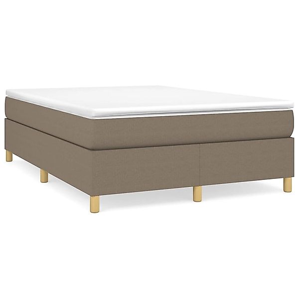 Vidaxl Boxspringbett Taupe 140x200 Cm Stoff günstig online kaufen