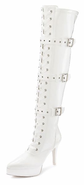 LASCANA Belle Affaire Overkneestiefel "High-Heel-Stiefelette mit Plateau", günstig online kaufen
