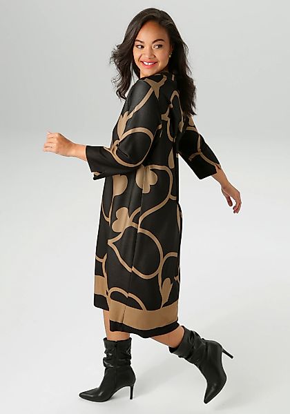 Aniston PLUS Jerseykleid, mit interessantem Allover-Print - NEUE KOLLEKTION günstig online kaufen