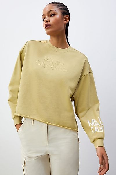 Next Sweatshirt Malibu Sweatshirt mit Stickdesign, günstig online kaufen