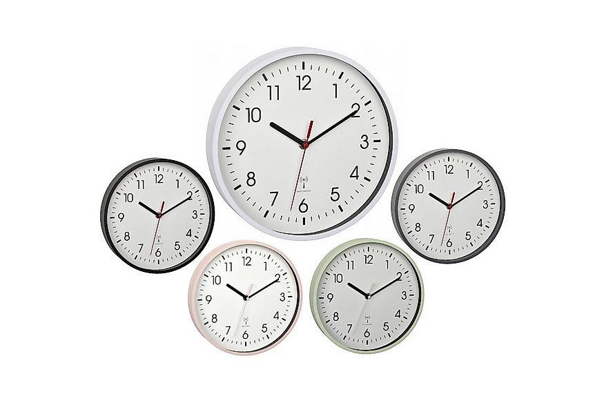 TFA Dostmann Wanduhr TFA 60.3550 analoge Funk-Wanduhr Funkuhr 245 mm mit Se günstig online kaufen