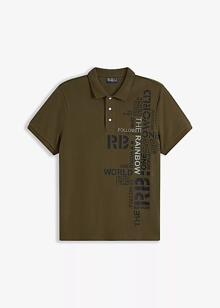 Pflegeleichtes Poloshirt aus Baumwolle Slim Fit, Kurzarm günstig online kaufen
