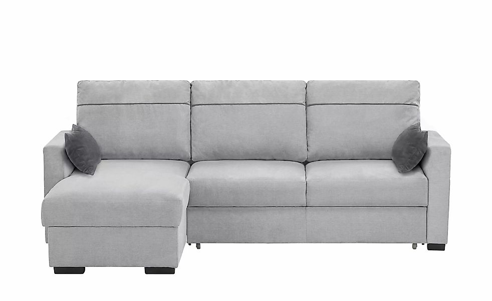 Ecksofa  Simba ¦ silber ¦ Maße (cm): B: 232 H: 87 T: 158.0 Polstermöbel > S günstig online kaufen