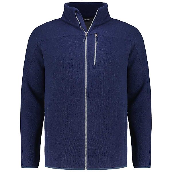 Schöffel Fleecejacke in Strickoptik Farbe dunkelblau Größe: 60 günstig online kaufen