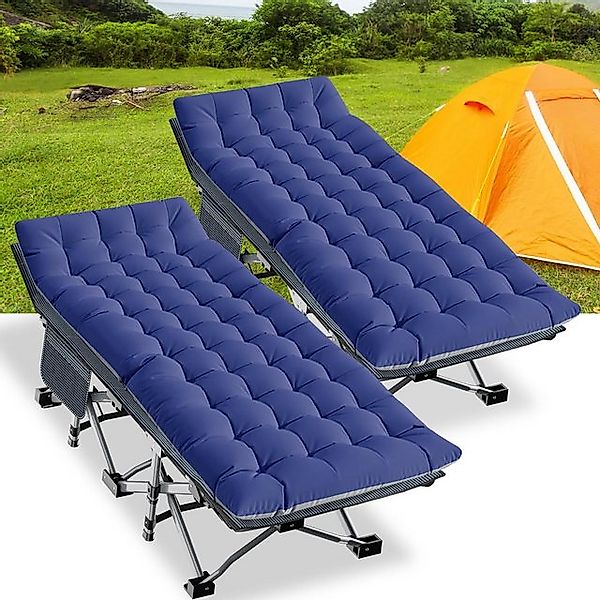 Meulbaty Klappbett 190x71x36cm klappbar Feldbett, Stahlrahmen + Oxford-Stof günstig online kaufen