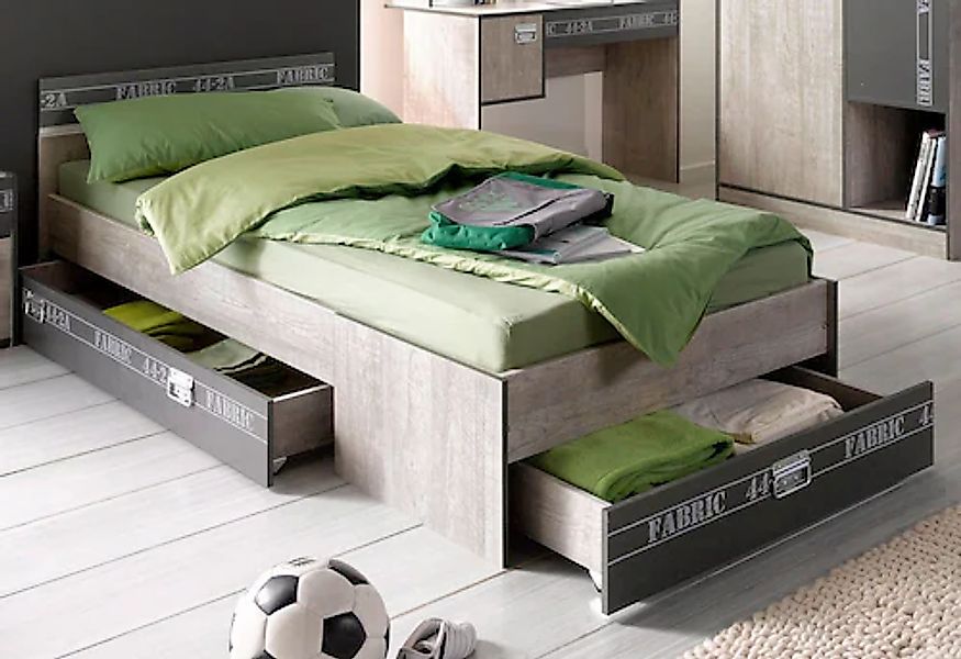 Parisot Jugendbett "Fabric" Einzelbett inkl. Schubkasten günstig online kaufen