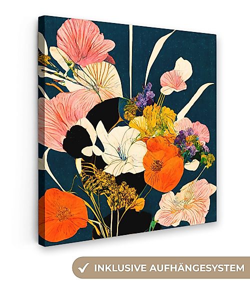 OneMillionCanvasses® Leinwandbild Blumen - Vase - günstig online kaufen