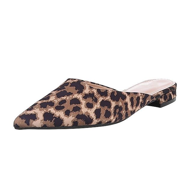 Ital-Design Elegante Slipper aus Wildlederimitat für Damen Pantolette (8937 günstig online kaufen