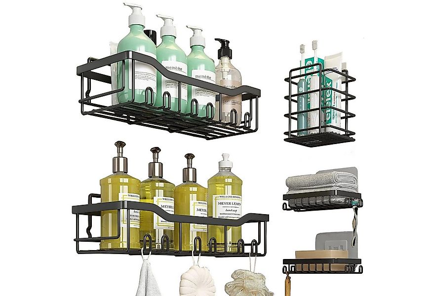 Refined Living Duschregal Duschorganizer [5er-Pack] Duschregale für die Inn günstig online kaufen