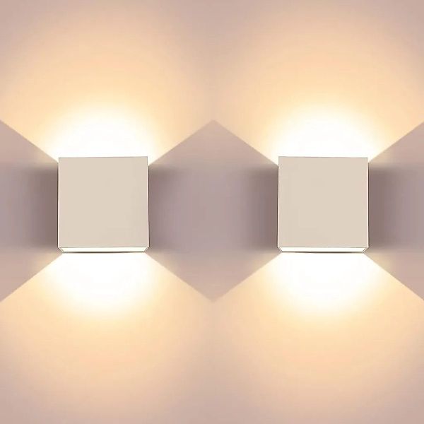 Welikera Wandleuchte 2PCS LED Wandleuchte, 6W günstig online kaufen