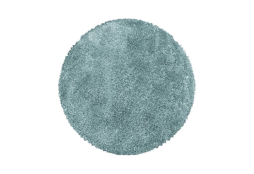 Carpettex Hochflor-Teppich Unicolor - Einfarbig, Rund, Höhe: 30 mm, Teppich günstig online kaufen