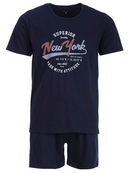 Henry Terre Schlafanzug Pyjama Set Shorty günstig online kaufen