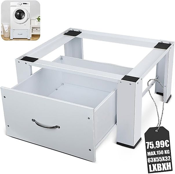 XERSEK Waschmaschinenuntergestell Stahl Waschmaschinen Podest Unterbau Sock günstig online kaufen