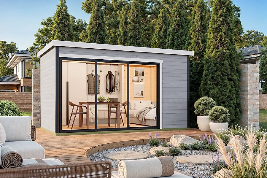 Nordic Holz Gartenhaus "AUSTIN 4" günstig online kaufen