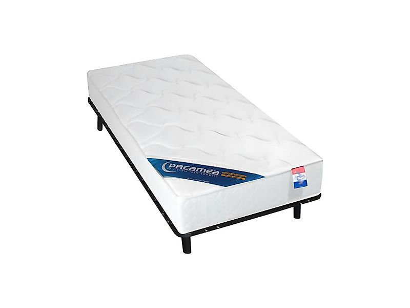 Matratzen-Lattenrost-Set - 90 x 200 cm - Schaumstoffmatratze - Stärke 15 cm günstig online kaufen