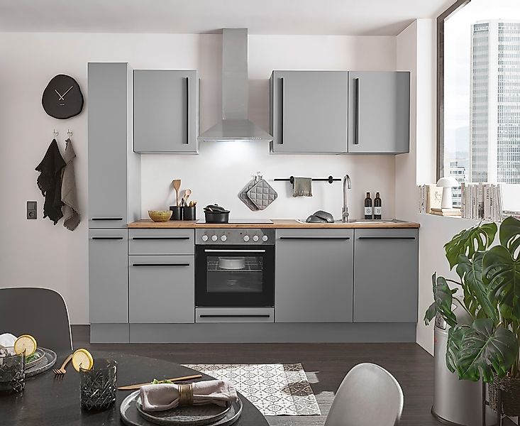 BASIC by Balculina Winkelküche »Denver, Küche BxHxT 250 x 211 x 60«, Breite günstig online kaufen
