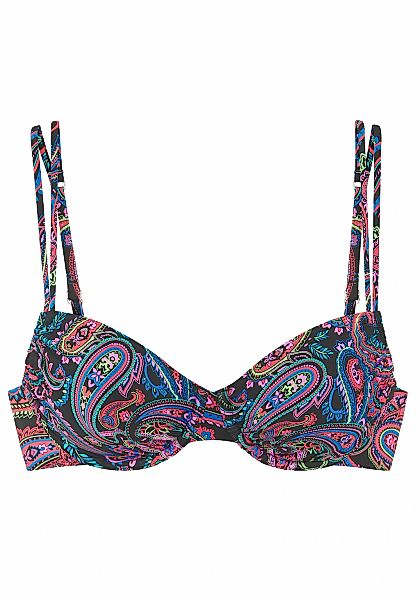 Venice Beach Bügel-Bikini-Top "Paislee", bedruckt, verstellbare Doppelträge günstig online kaufen