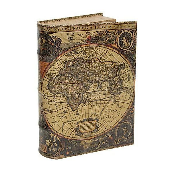 Hohles Buch mit Geheimfach Buchversteck Atlas Antik-Stil 27cm günstig online kaufen
