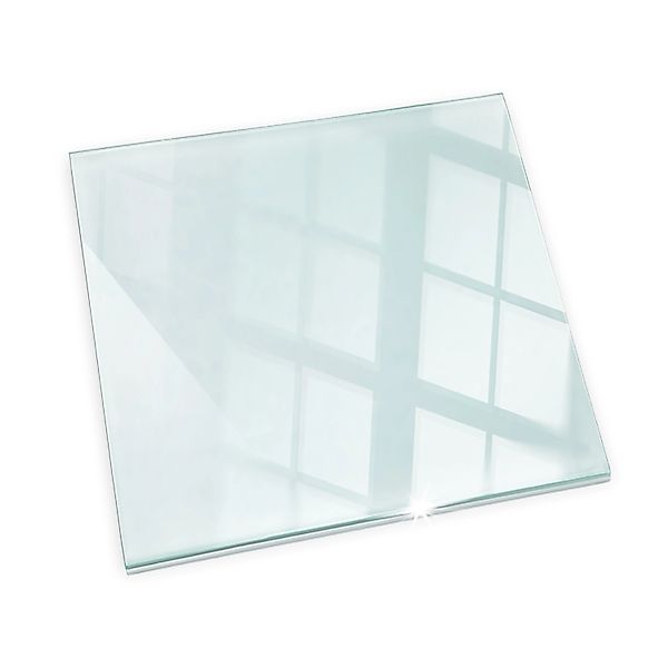 Tulup Glasplatte für Kamin Glasplatte unter Kamin Transparent Quadrat 60x60 günstig online kaufen