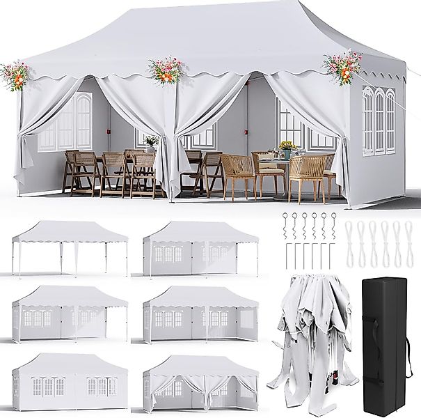 TLGREEN Faltpavillon 3x6 Pavillon Wasserdicht Stabil, günstig online kaufen
