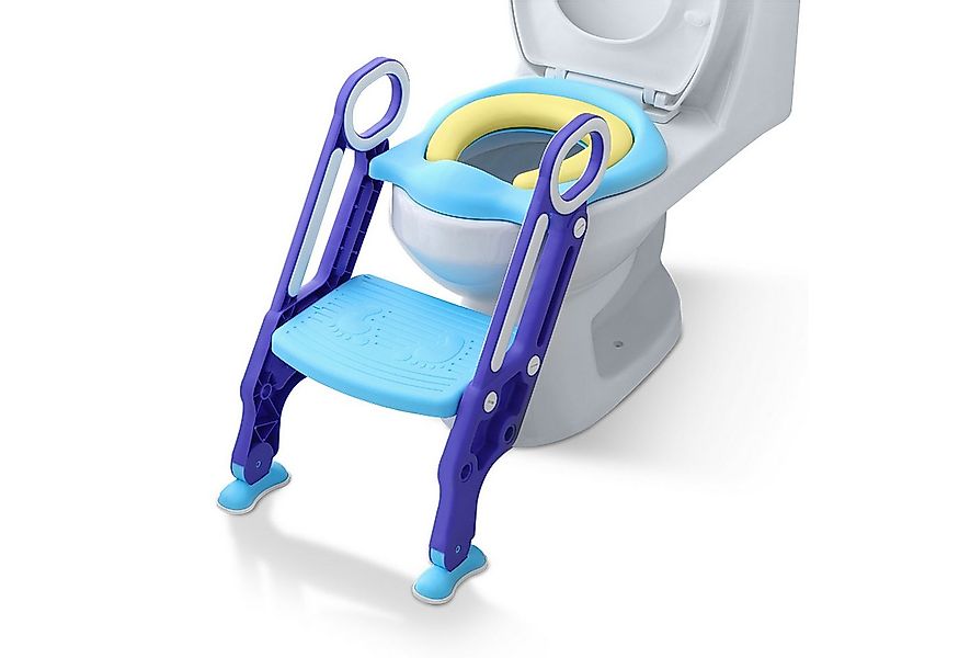 FIVMEN Baby-Toilettensitz kinder toilettentrainer mit verstellbarer Treppe günstig online kaufen