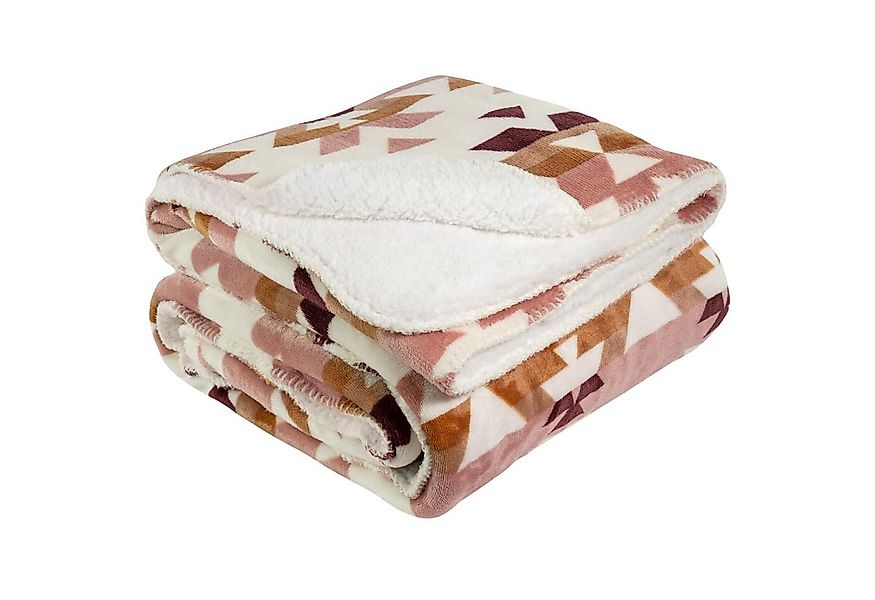 Wohndecke INKA, REALLaxx, 150 x 200 cm, Sofadecke mit geometrischen Skandi günstig online kaufen