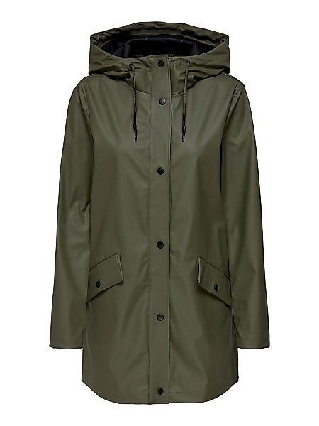 ONLY Regenjacke Glattes Design mit Kapuze günstig online kaufen