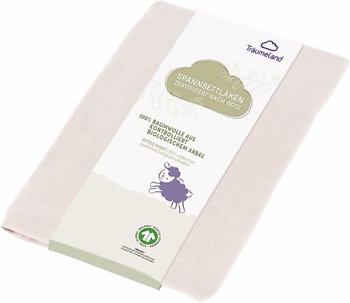Träumeland Bettlaken "Spannbetttuch" aus Bio-Baumwolle günstig online kaufen