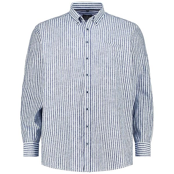 CASA MODA Freizeithemd mit Leinen Farbe blau Größe: 3XL günstig online kaufen