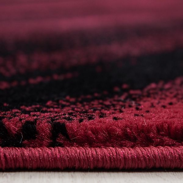 Carpettex Kurzflor-Bettumrandung Abstrakt Wellen Design, Höhe günstig online kaufen