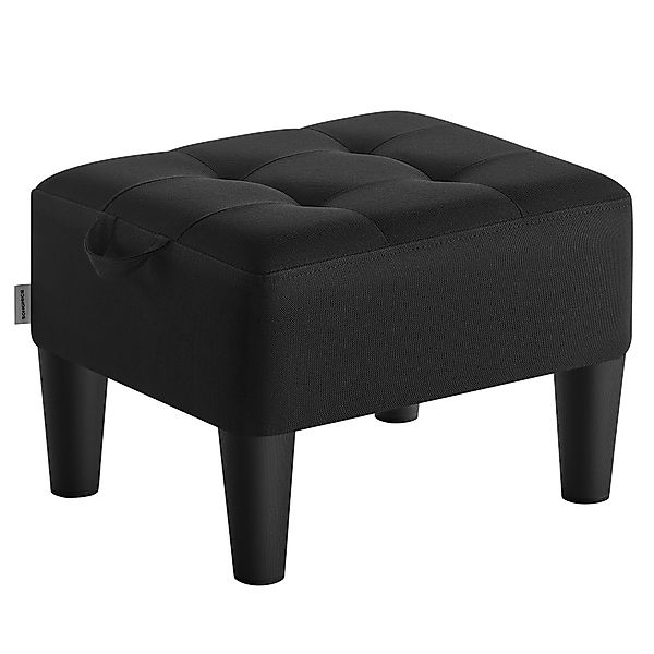 SONGMICS Sitzhocker, Fußhocker, Leinenimitat, Hocker, dicke günstig online kaufen
