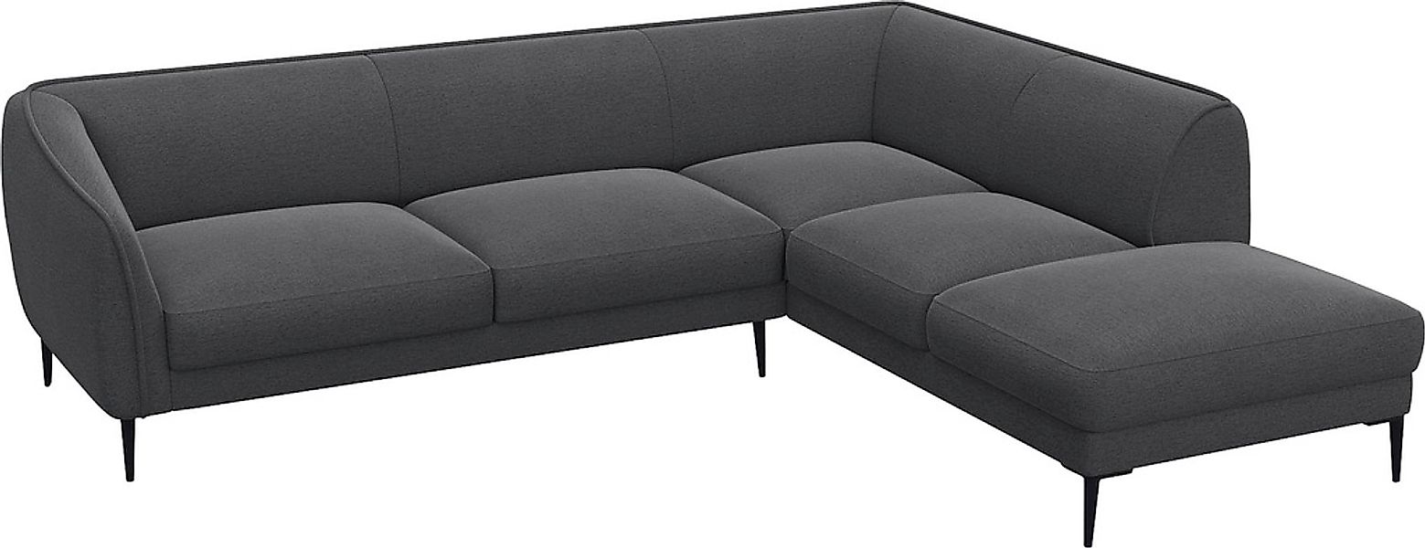 FLEXLUX Ecksofa »Belle Designsofa, L-Form, B/T 268/209 cm«, Skandinavisches günstig online kaufen