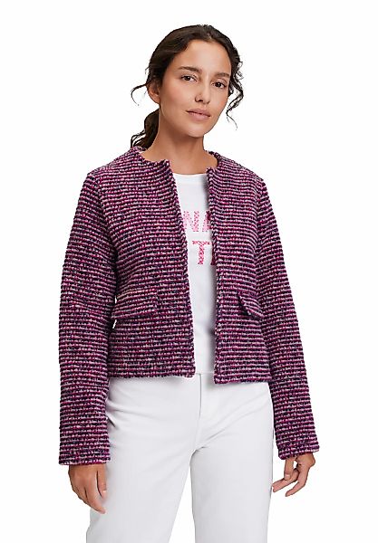 Cartoon Canvasjacke "Cartoon Damen Casual-Jacke ohne Verschluss" günstig online kaufen