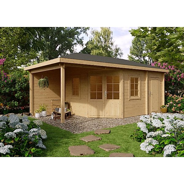 Fjordholz 5-Eck Gartenhaus Modell Evelyn 3E günstig online kaufen