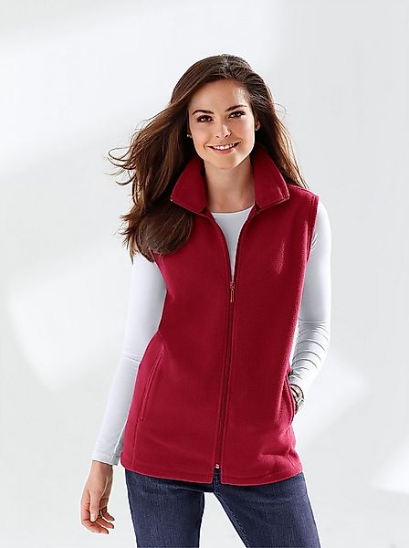 Sieh an! Fleeceweste Fleece-Weste Länge ca. 70 cm günstig online kaufen
