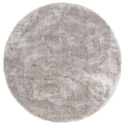 my home Hochflor-Teppich "Malin" rund 43 mm Höhe Uni-Farben, leicht glänzen günstig online kaufen