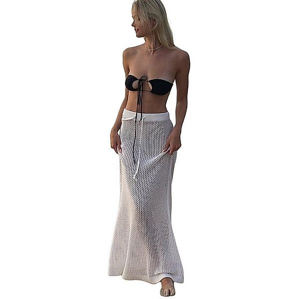 AUKUU Strandkleid Sommerlicher Strandurlaubs-Strandrock, Damen Sonnenschutz günstig online kaufen