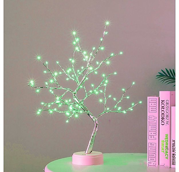 MUPOO LED Baum Künstlicher LED Bonsai Tischleuchte Dekolicht, USB-/Batterie günstig online kaufen