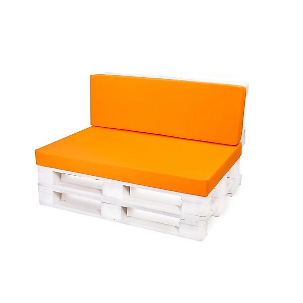 Setgarden Flat Set Palettenkissen 120x80x10cm Sitzkissen + Rückenkissen 120 günstig online kaufen