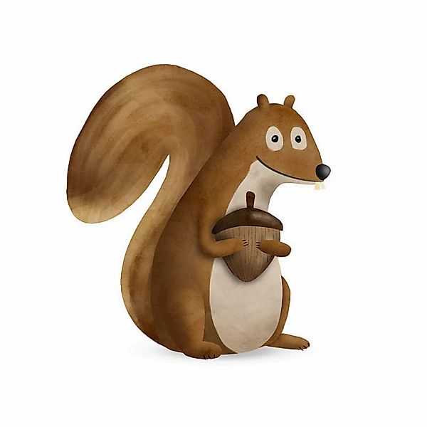 Komar Poster Cute Animal Squirrel günstig online kaufen