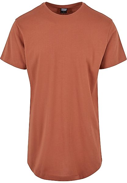 URBAN CLASSICS Kurzarmshirt "Urban Classics Herren Shaped Long Tee" 1 Stk. günstig online kaufen