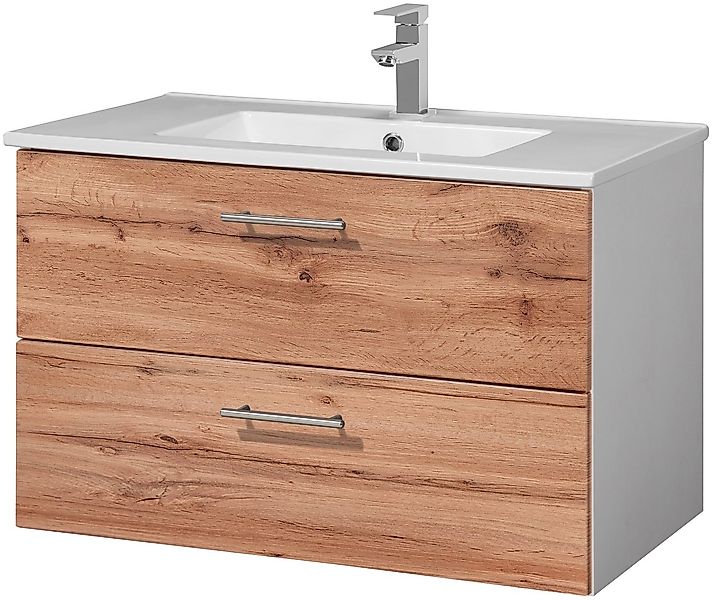 welltime Waschtisch Trento Badezimmerschrank mit Becken Bestseller, Badmöbe günstig online kaufen