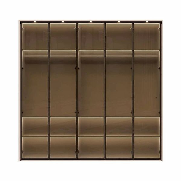 OTTO home Drehtürenschrank "Opera Parsol-Glastüren, LED-Glasbodenbeleuchtun günstig online kaufen