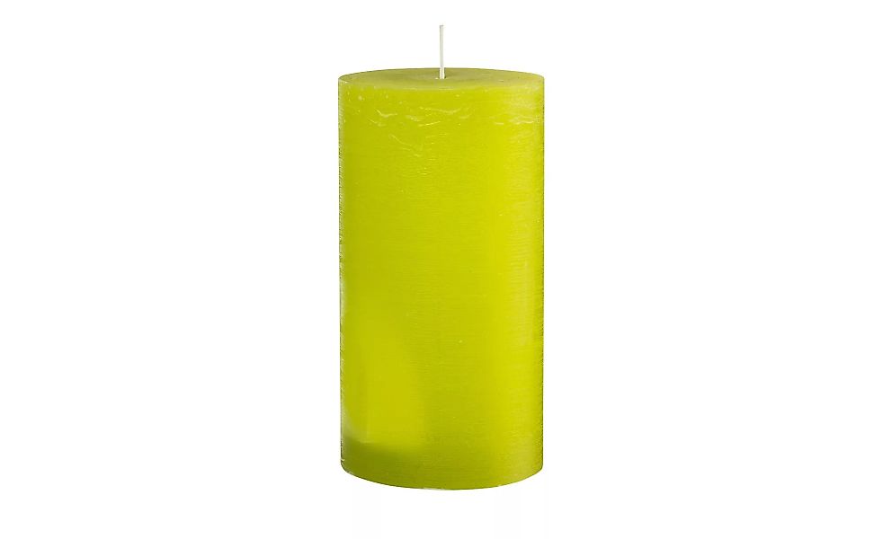 Zylinderkerze - grün - 19 cm - Dekoration > Kerzen & Lichter - Möbel Kraft günstig online kaufen